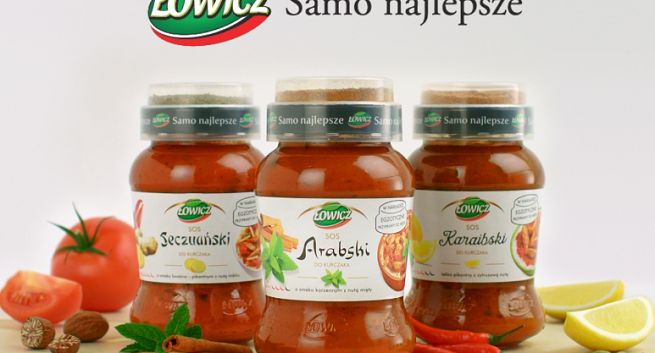 „Samo najlepsze” w kampanii sosów egzotycznych Łowicz