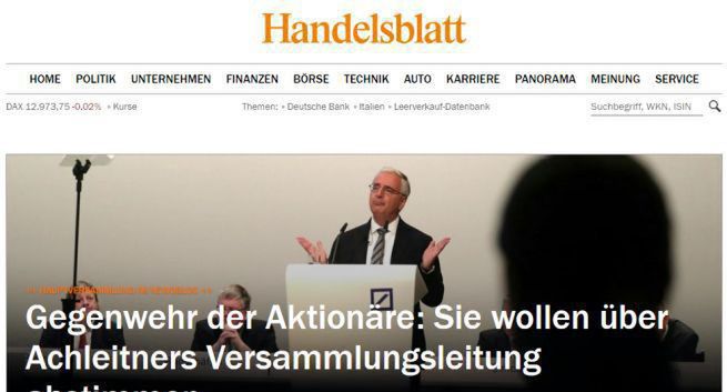 Dziennik „Handelsblatt” wprowadza paywall, 25 euro miesięcznie po przekroczeniu limitu