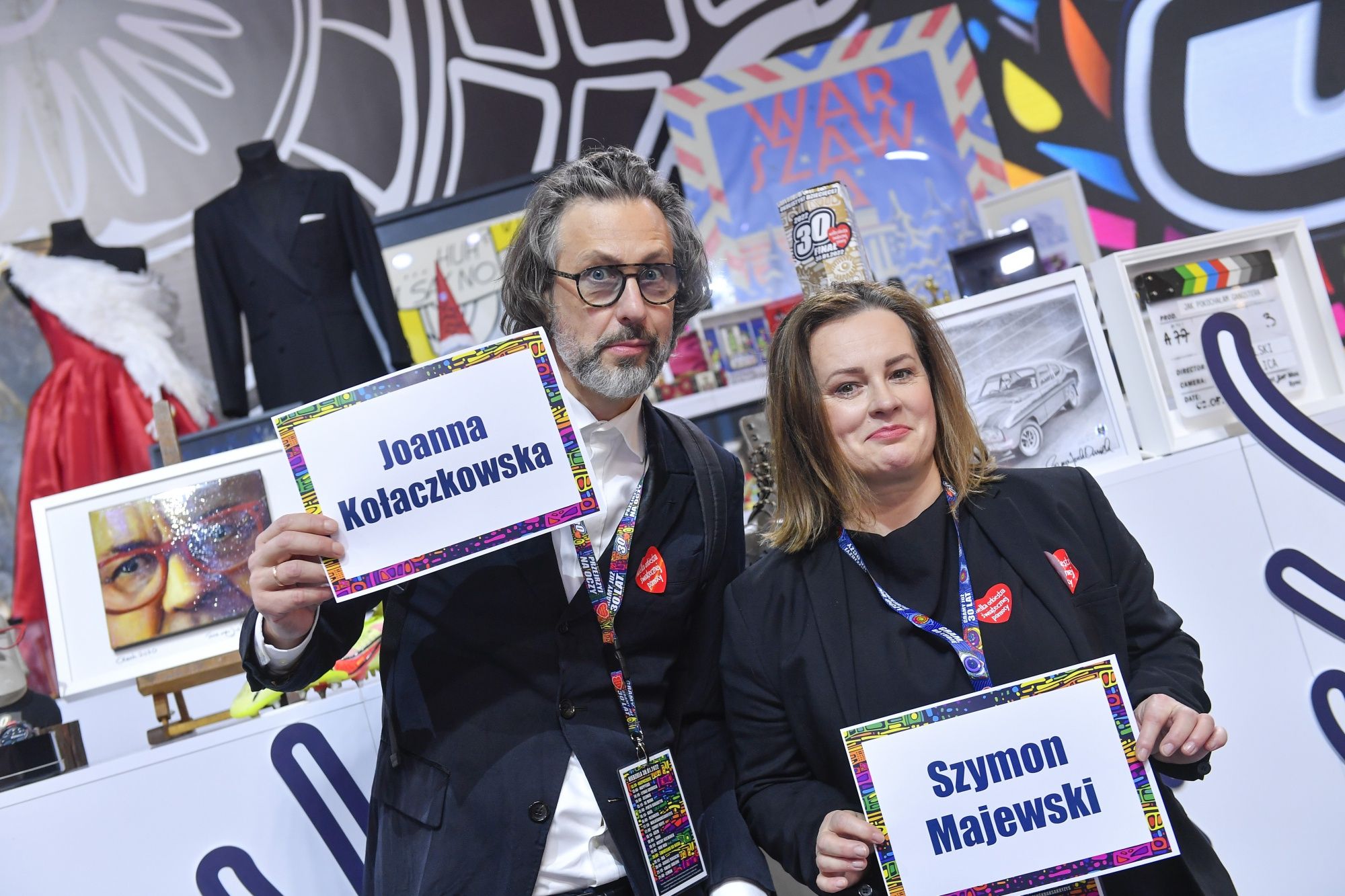 Szymon Majewski i Joanna Kołaczkowska
