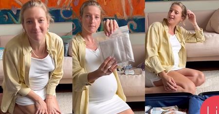 Lara Gessler szykuje się do porodu i relacjonuje proces pakowania WALIZKI do szpitala: "TROCHĘ tego jest"