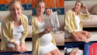 Lara Gessler szykuje się do porodu i relacjonuje proces pakowania WALIZKI do szpitala: "TROCHĘ tego jest"
