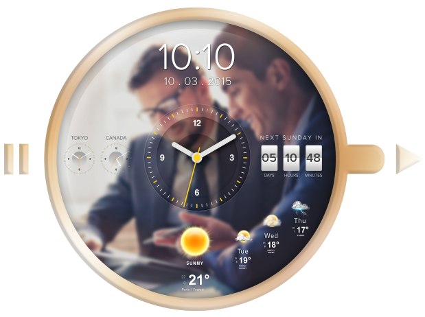 Ścienny smart-watch. Coolest Clock: zegar projekcyjny wyświetli nie tylko godzinę