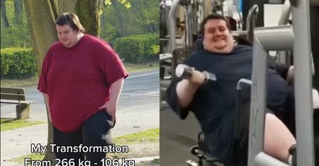 Tiktoker chwali się OGROMNĄ przemianą. Schudł ponad 160 kilogramów! (WIDEO)