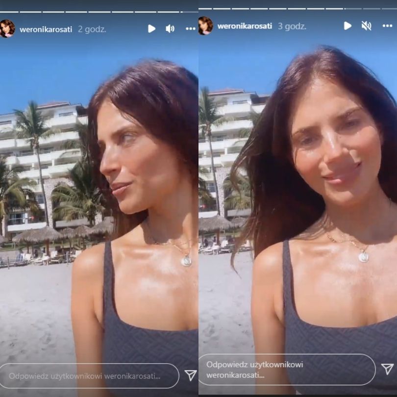 Weronika Rosati relacjonuje wakacje w Meksyku