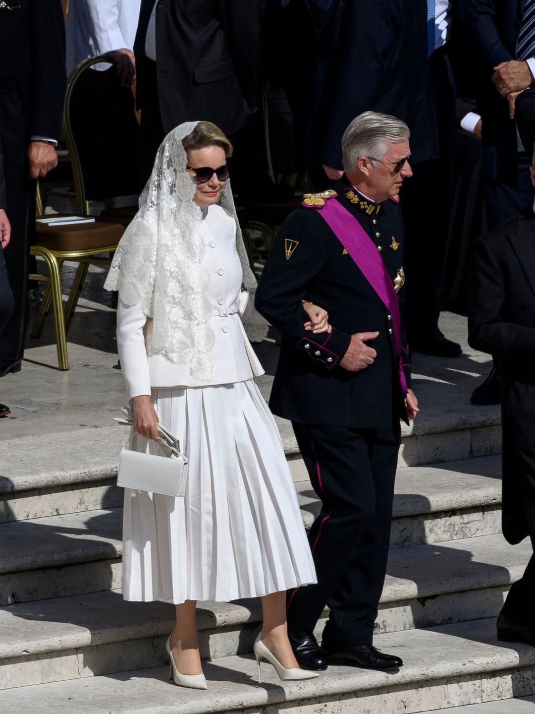 Królowa Mathilde i król Philippe