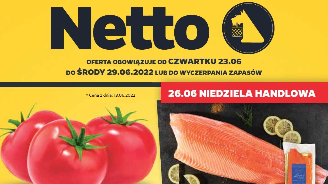 Netto gazetka od czwartku 23 czerwca [23.06]