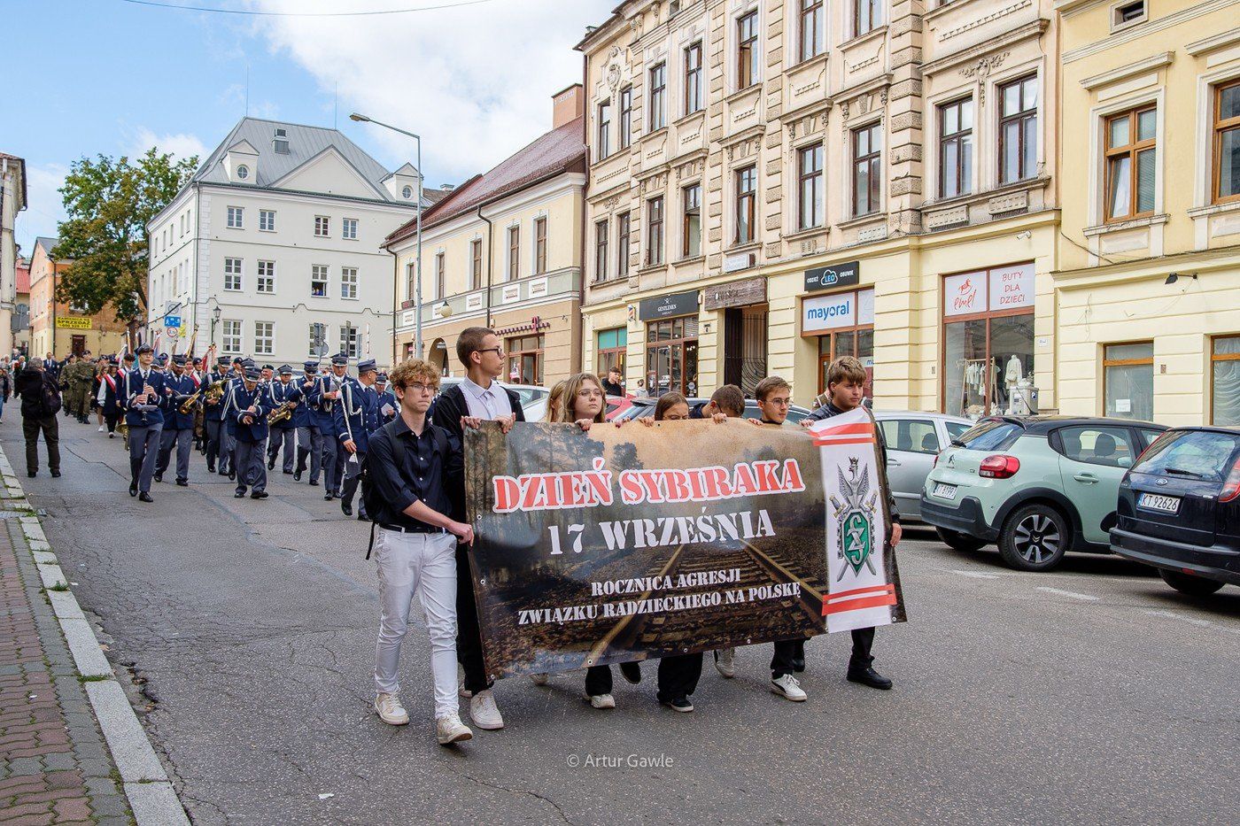 Obchody 86. rocznicy sowieckiej napaści na Polskę przy Pomniku Ofiar Stalinizmu