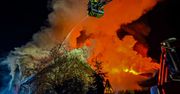 Pożar dyskoteki w Wildze – strażacy walczyli z ogniem przez całą noc