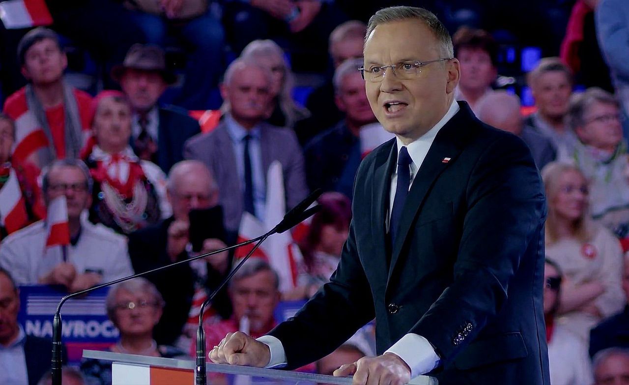 Stary kandydat Duda. Prezydent włączył się w kampanię [OPINIA]
