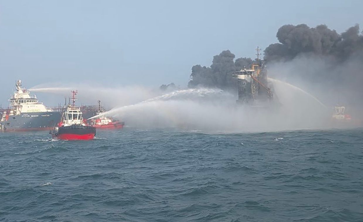 Russian captain charged after fatal North Sea tanker collision