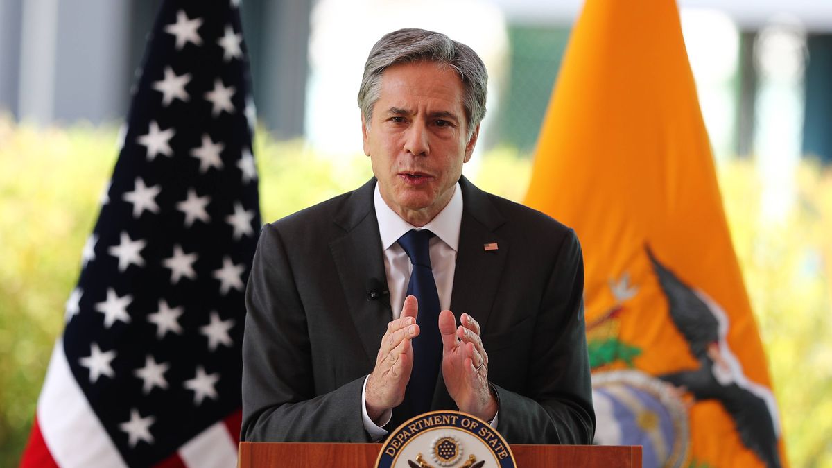 Antony Blinken, szef amerykańskiej dyplomacji, na razie nie chce zapowiadać konkretnych sankcji. 