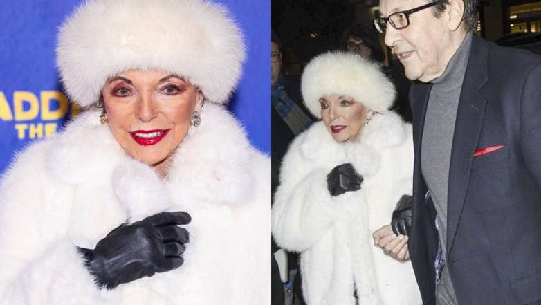 92-letnia Joan Collins w futrzastej stylówce