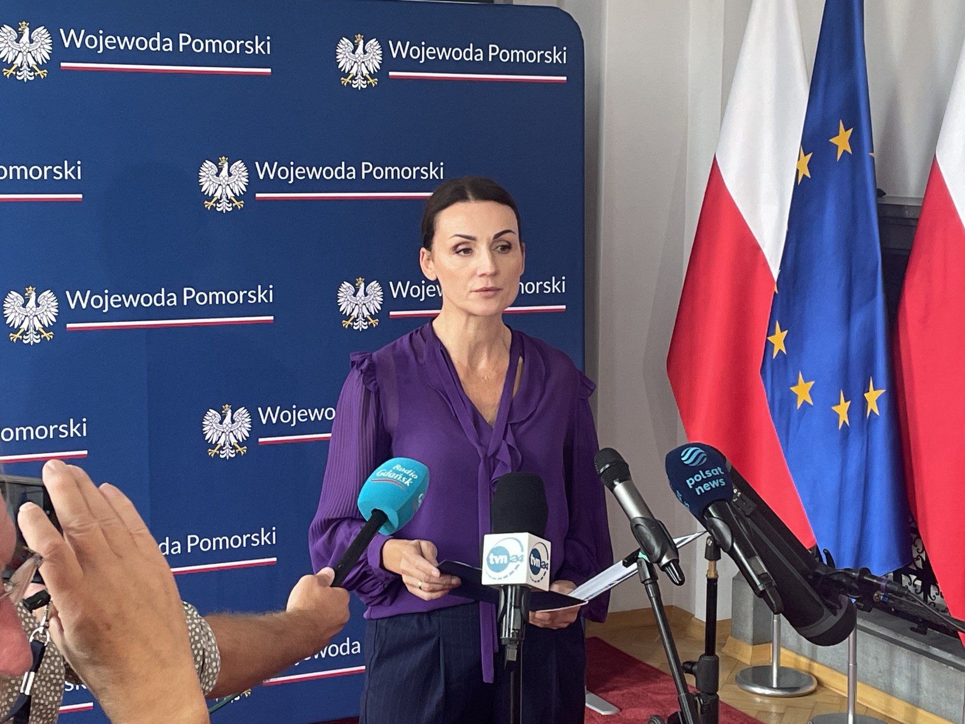 Konferencja prasowa wojewody