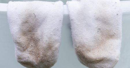 Skarpety będą śnieżnobiałe. Wystarczy prosty patent