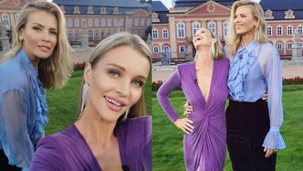Wydekoltowana Joanna Krupa zachwyca na planie "Top Model" z czeską modelką u boku (FOTO)