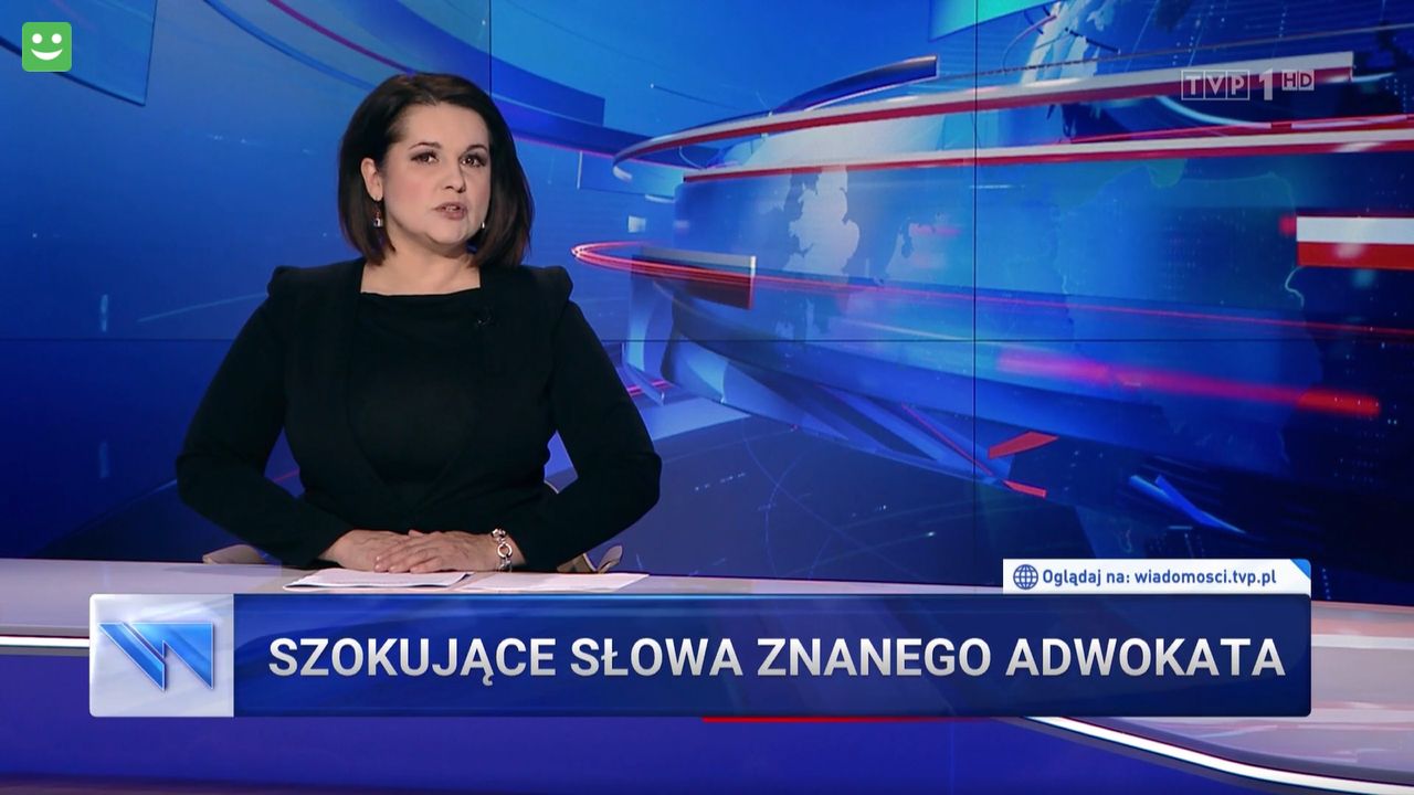 "Wiadomości" poinformowały o skandalicznej wypowiedzi, ale o przeprosinach nie wspomniały ani słowa