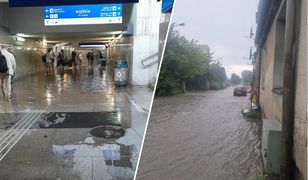 Zalane Trójmiasto. Pioruny nad stocznią, woda na dworcu