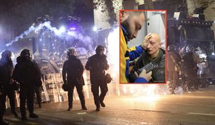 Demonstracje w Gruzji. Ranny został dziennikarz Telewizji Polskiej