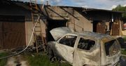 Pożar garażu i samochodu wyposażonego w instalacje gazową w miejscowości Janik