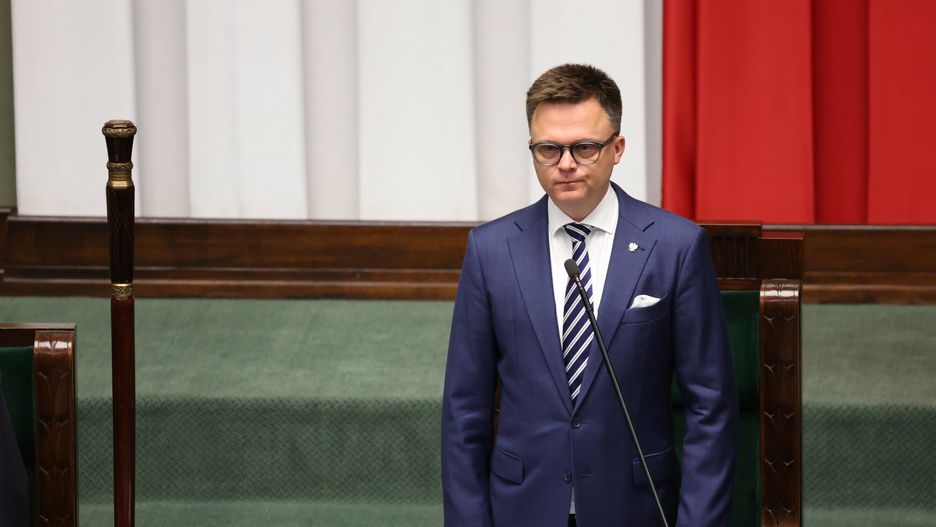 Marszałek Sejmu Szymon Hołownia