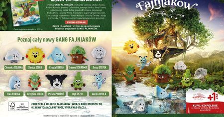 Gang Fajniaków. Biedronka wprowadza nowe maskotki