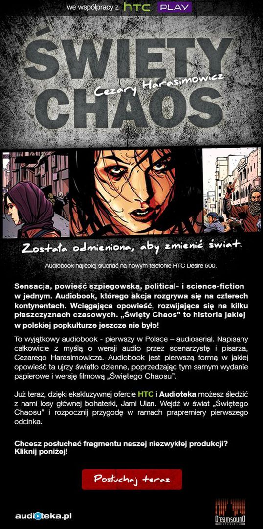 Zaproszenie na superprodukcję “Święty chaos” 1