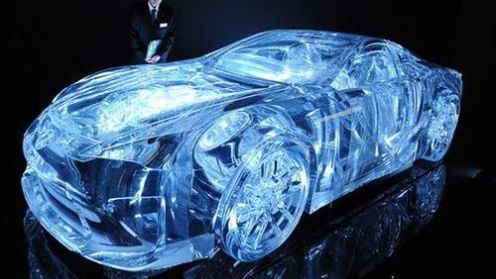 Transparentny lexus (to nie fotomontaż) 1