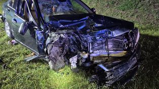 Nocny wypadek w Grudziądzu. Zderzyły się dwa samochody, aż siedem osób trafiło do szpitala