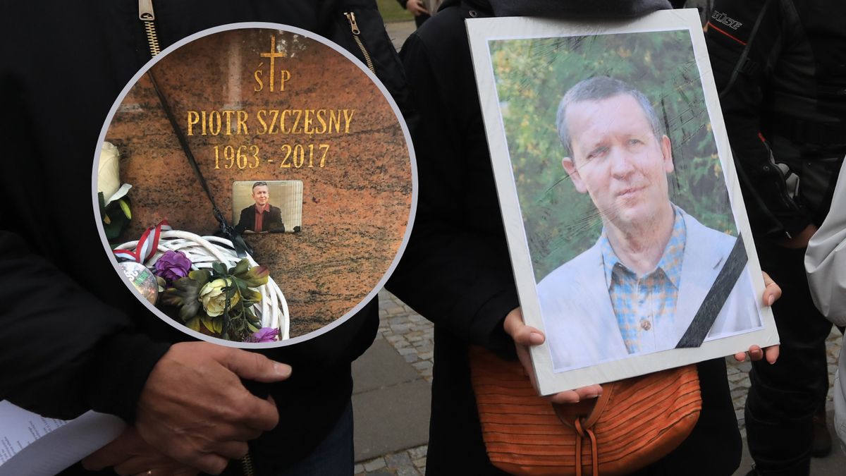 Urna z prochami Piotra Szczęsnego spoczywa na krakowskim cmentarzu