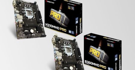 Biostar H310MHD PRO i B360MHD PRO - ekonomiczne płyty pod Coffee Lake