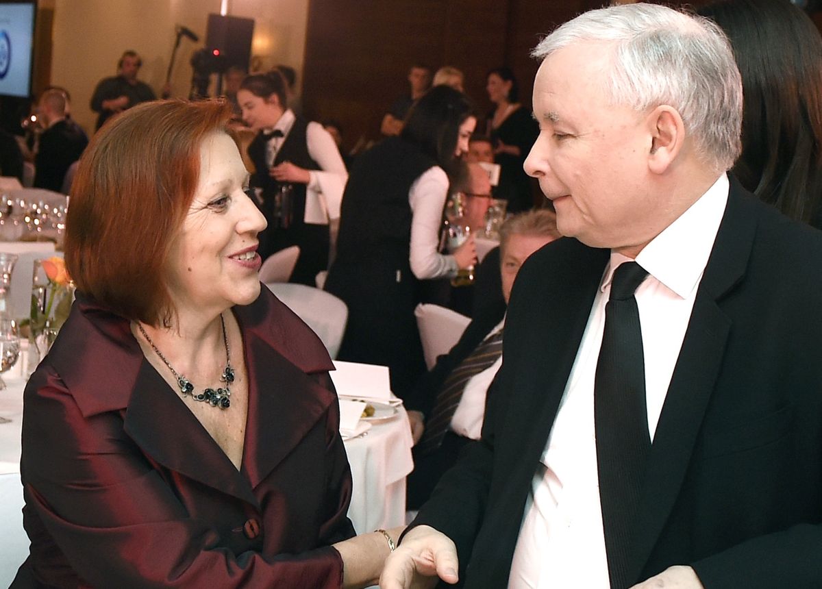 Barbara Skrzypek i Jarosław Kaczyński, 2016 r.