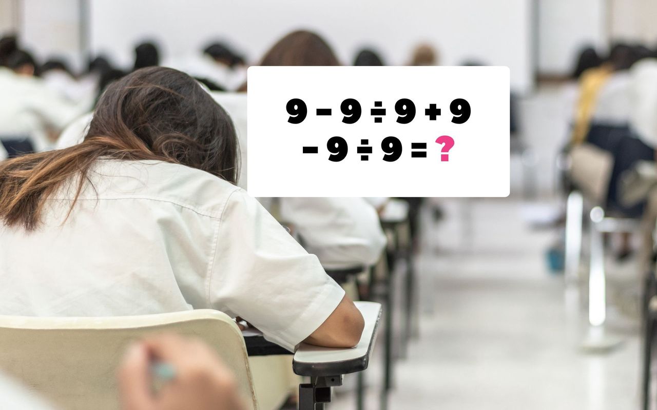 Elementary school math riddle: the answer isn't zero