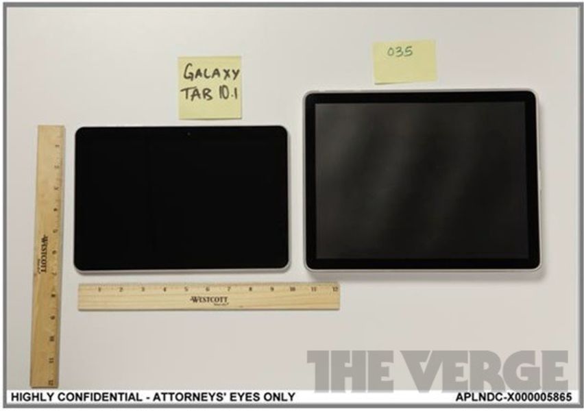 Prototypowy iPad vs Galaxy Tab 10.1