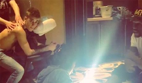 Bieber na masażu w SPA!