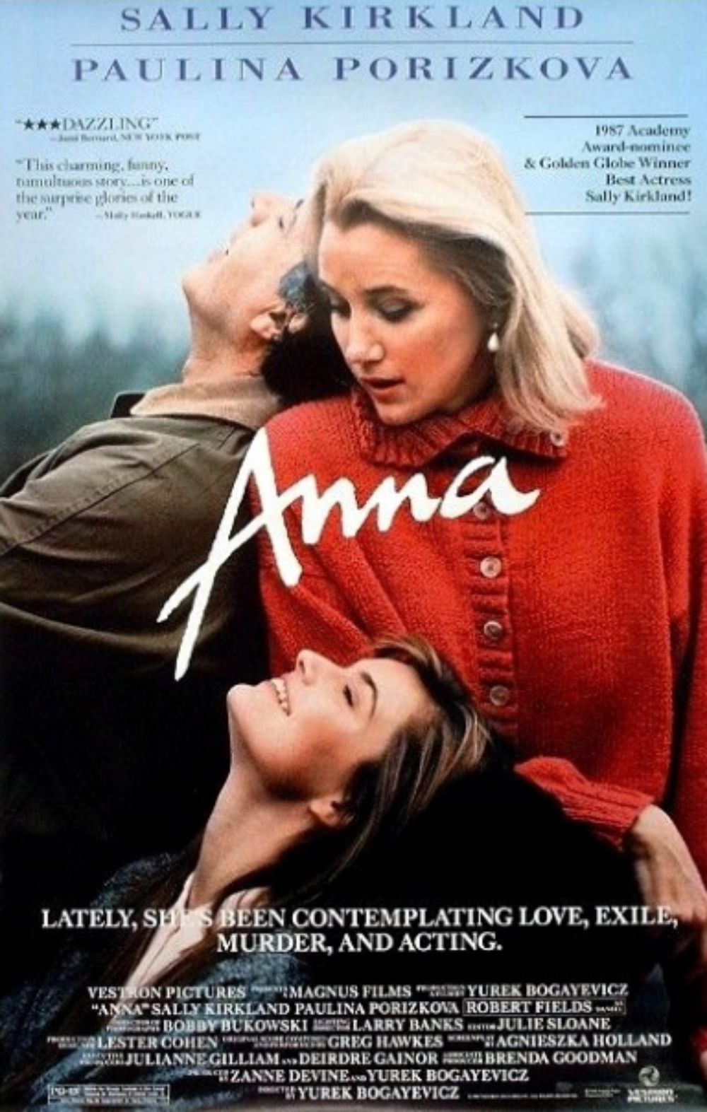 Plakat filmu "Anna" z 1987 r.