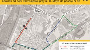 Od jutra duże zmiany w ruchu na ul. Starołęckiej – rusza remont nawierzchni