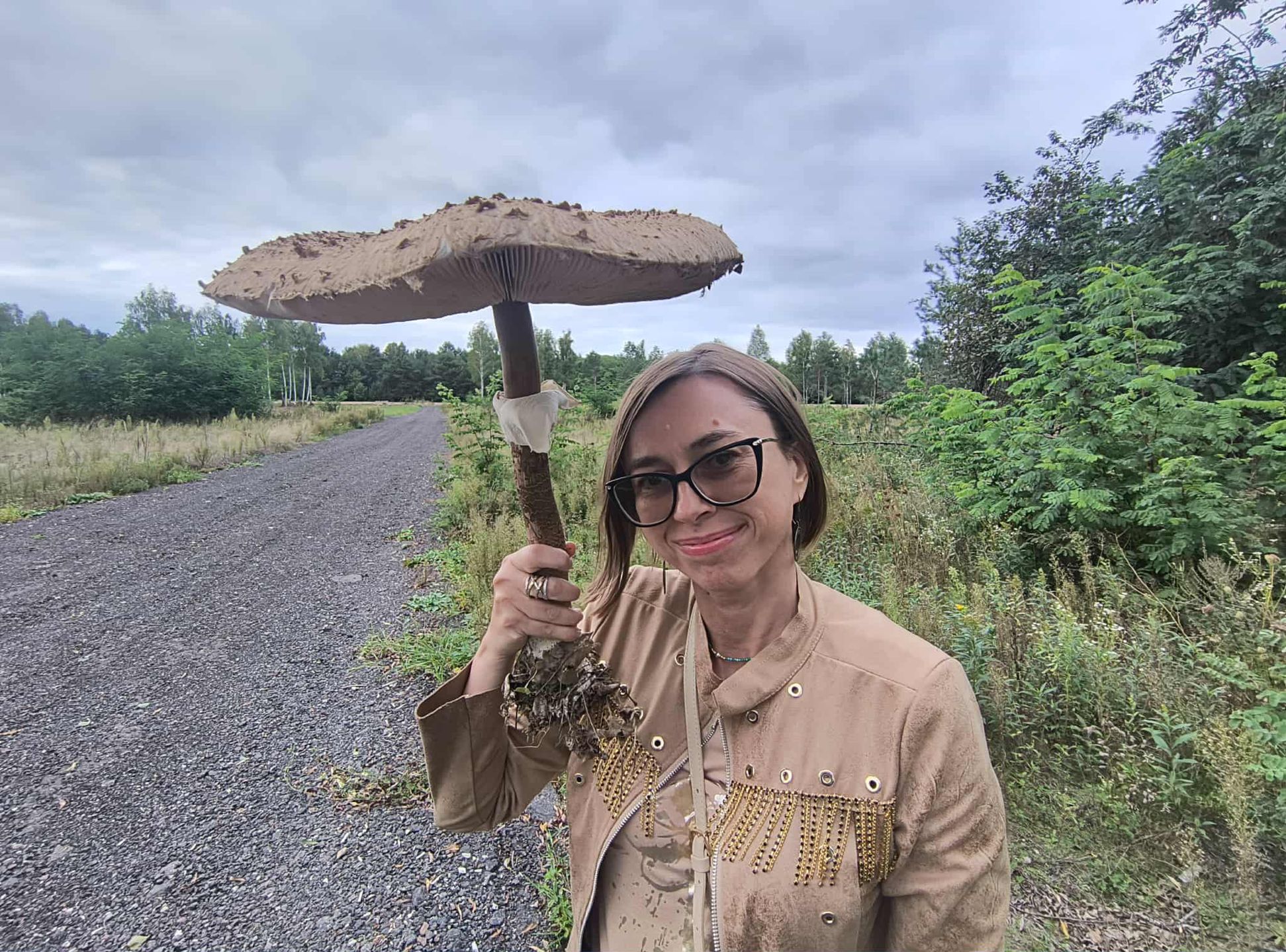 Pani Monika znalazła ogromną kanię.