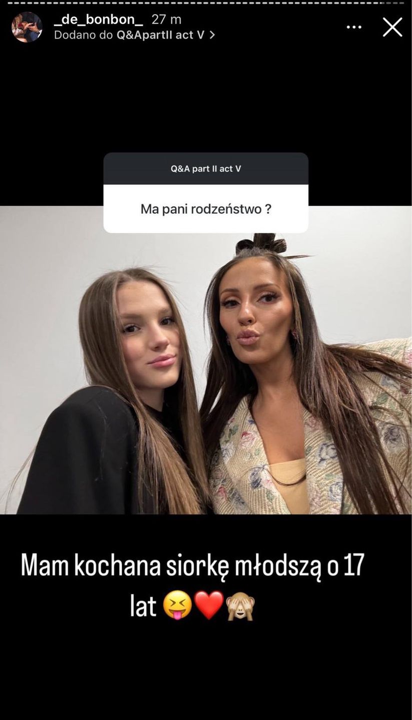 Dominika Serocka z siostrą