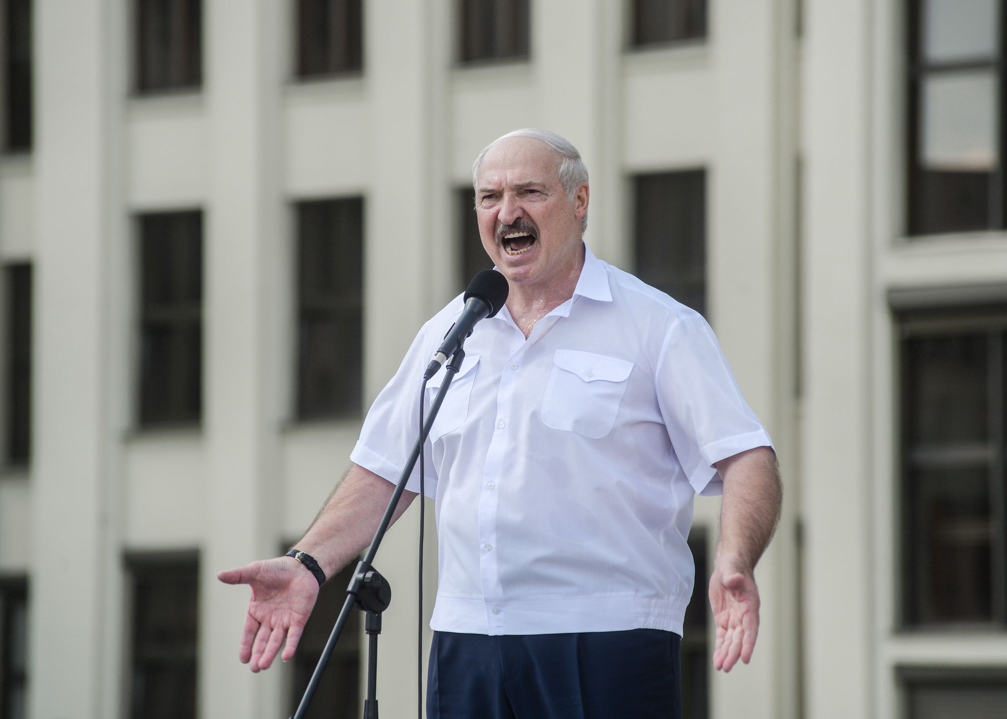 Łukaszenka pojawił się publicznie.