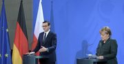 Konferencja Morawieckiego z kanclerz Niemiec. Merkel: Polska znajduje się pod wielką presją