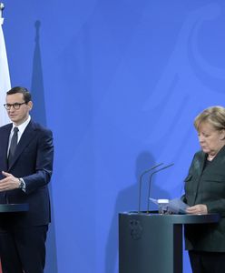 Konferencja Morawieckiego z kanclerz Niemiec. Merkel: Polska znajduje się pod wielką presją
