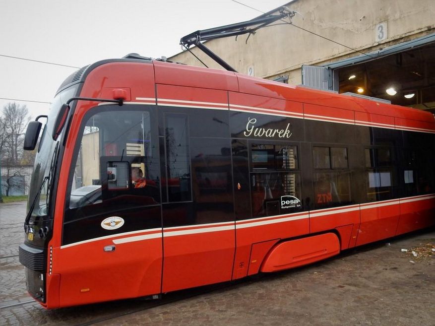 Nowe tramwaje w Katowicach będą nosiły nazwę Gwarek.
