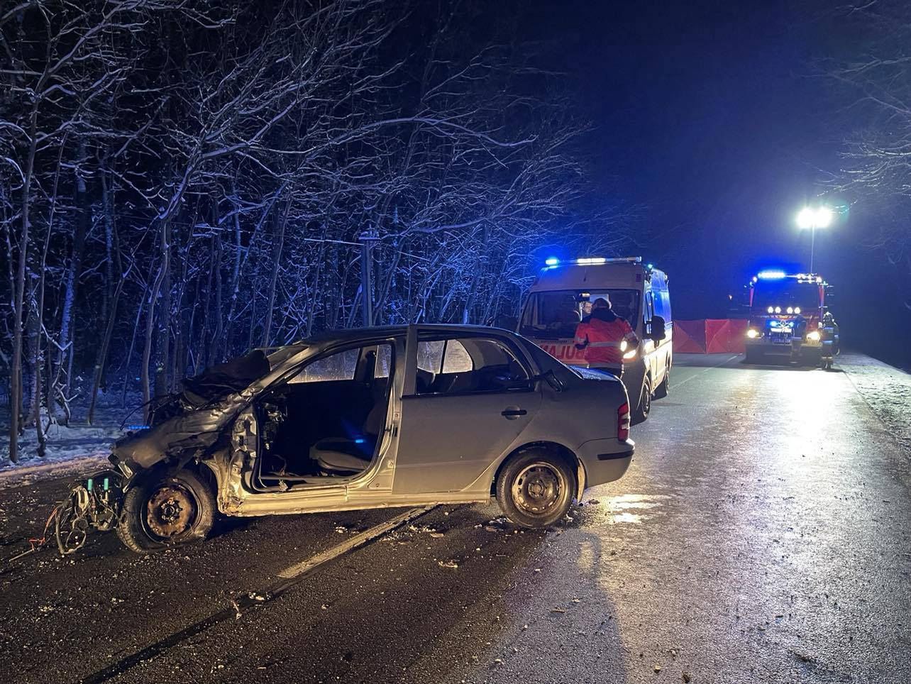 Tragiczny wypadek w Rządzy. Zmarł drugi uczestnik