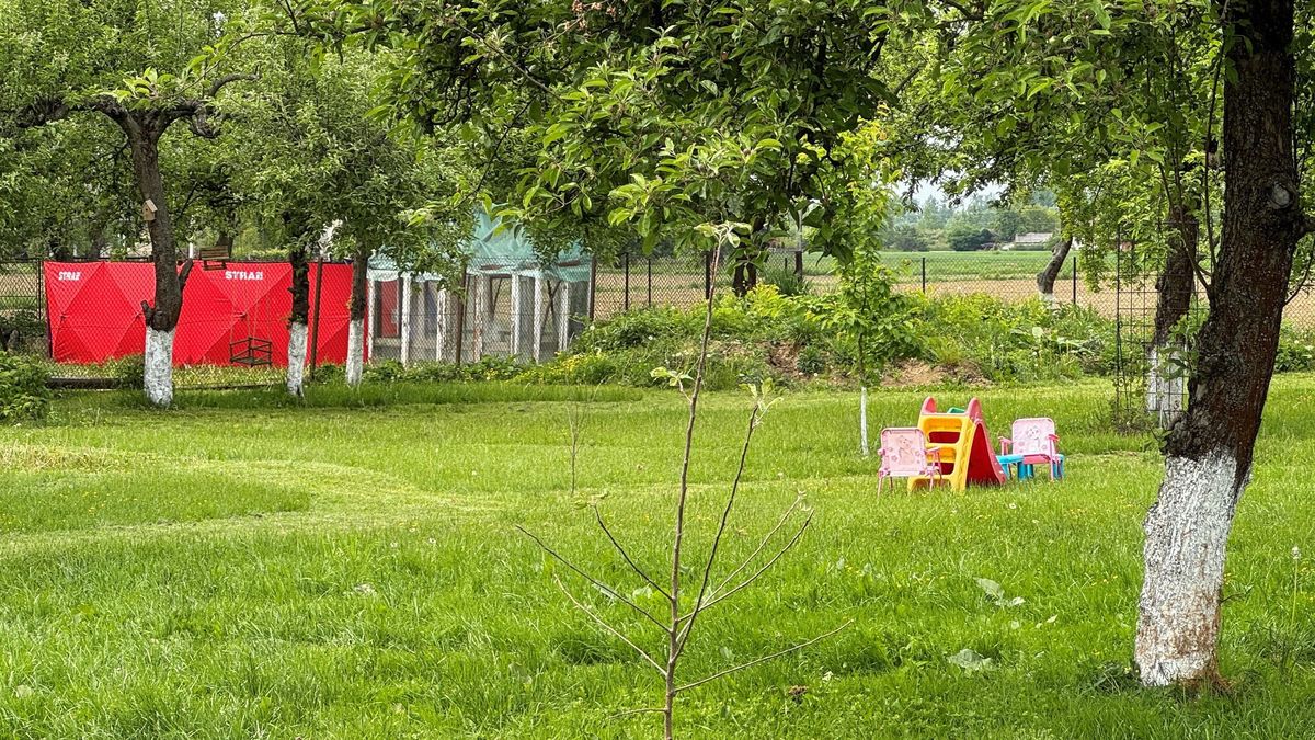 Pogorzelisko, w którym znaleziono zwłoki dziewczynek
