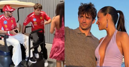 Charles Leclerc OLAŁ ciężarną żonę?! Internauci w szoku: "Co za KOSZMAR". Lewis Hamilton próbował interweniować (WIDEO)
