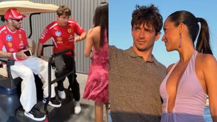 Charles Leclerc OLAŁ ciężarną żonę?! Internauci w szoku: "Co za KOSZMAR". Lewis Hamilton próbował interweniować (WIDEO)