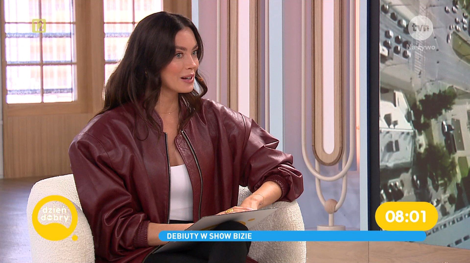 Edyta Zając w programie "Dzień Dobry TVN"