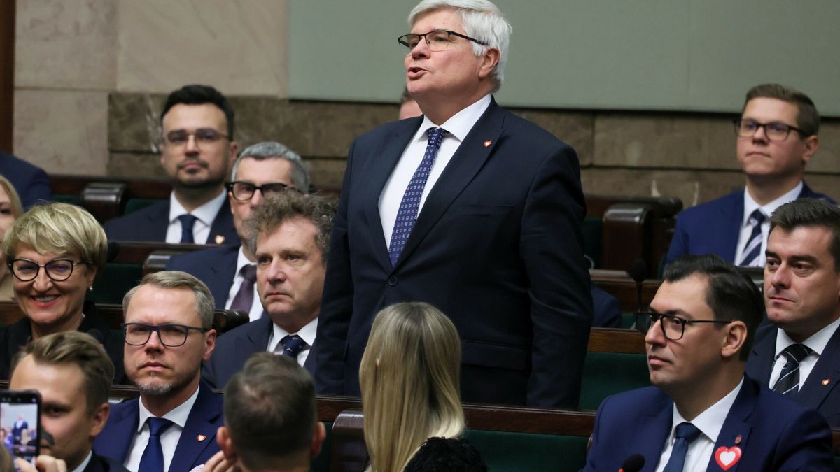 Inauguracyjne posiedzenie Sejmu X kadencji
Fot. Piotr Molecki/East News, Warszawa, 13.11.2023. 1. posiedzenie Sejmu X kadencji. Oredzie Prezydenta RP i marszalka seniora oraz poselskie slubowanie.
N/z: Maciej Lasek
Piotr Molecki