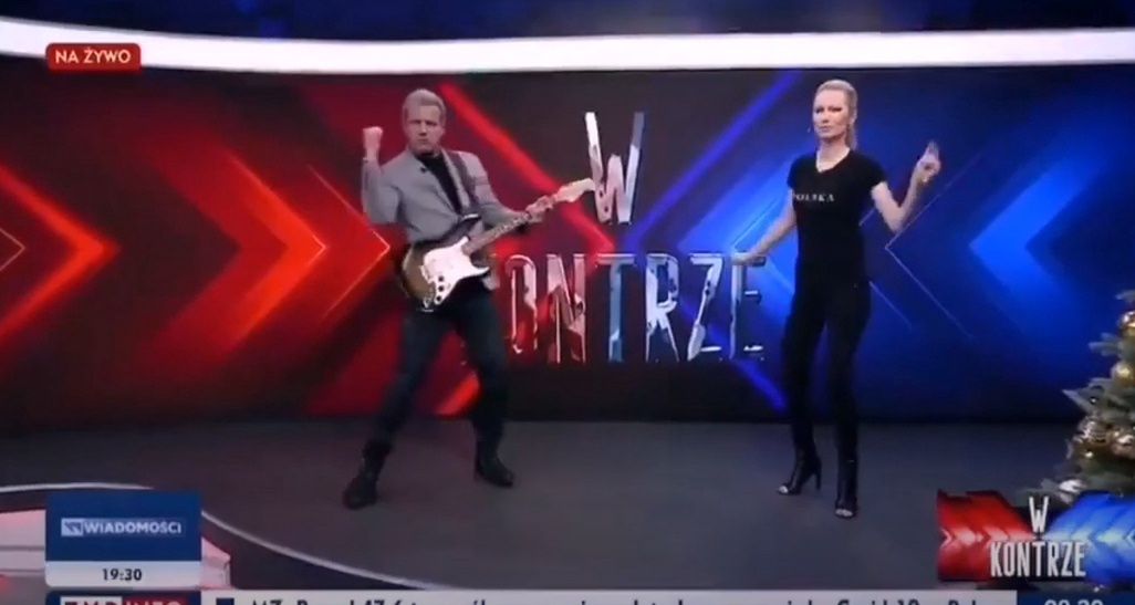 Jarosław Jakimowicz i Magdalena Ogórek 
