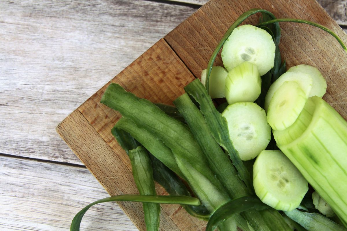 Obierki z ogórków jako element ruchu Zero Waste